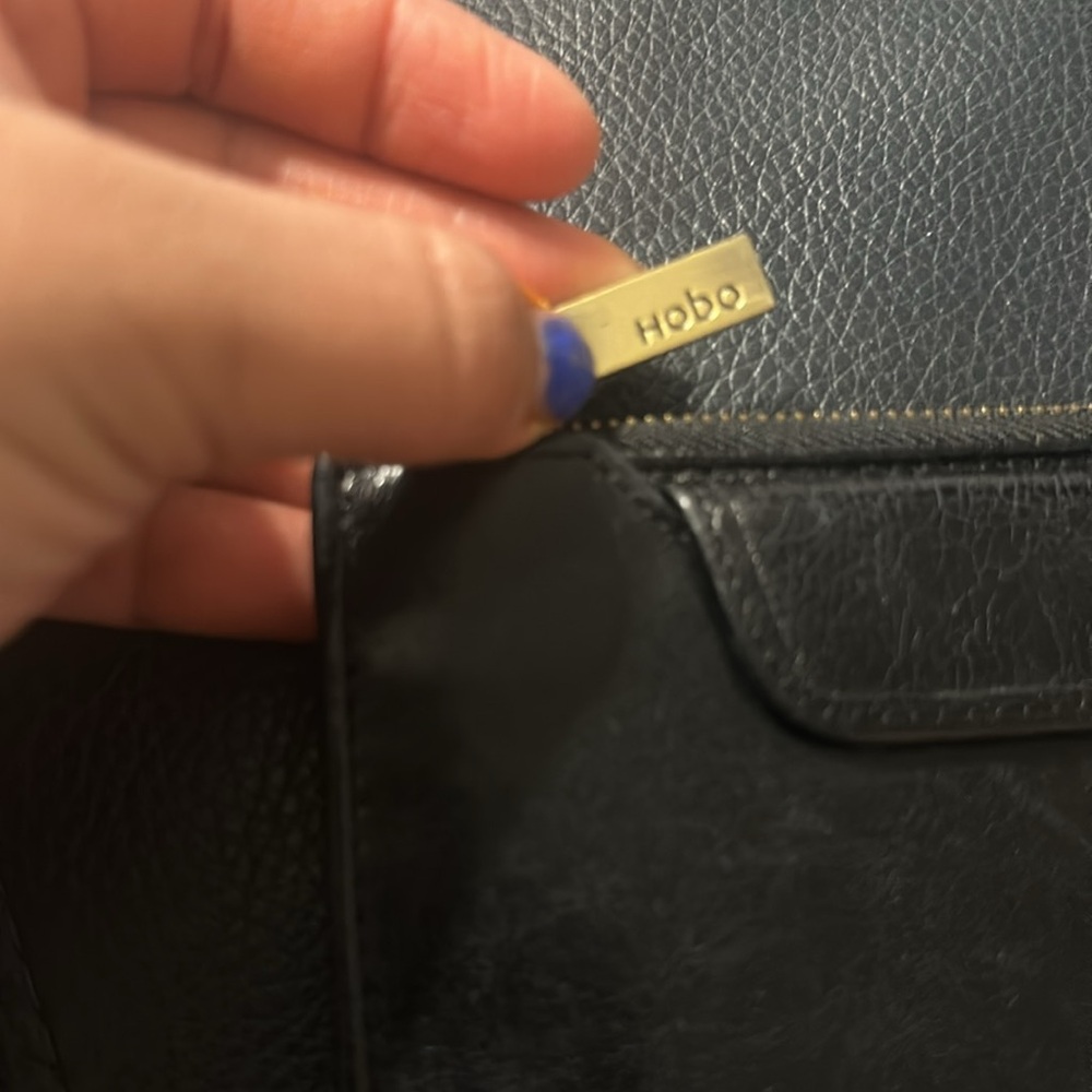 HOBO Black Leather Wallet - Picture 3 of 10